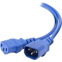 Alogic Power Extension Cord - 50 cm - Australia - For Computer, Server - IEC 60320 C13 / IEC 60320 C14 - 230 V AC10 A - Blue