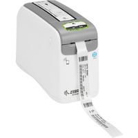 Zebra ZD510-HC Desktop Direct Thermal Printer - Monochrome - Wristband Print - Ethernet - USB - 558 mm Print Length - 30.16 mm (1.19") Print Width -