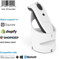 Socket Mobile SocketScan S700 Handheld Barcode Scanner - Wireless Connectivity - White - 508 mm Scan Distance - 1D - Imager - Bluetooth