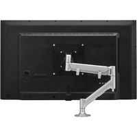 Atdec Mounting Arm for Monitor, Flat Panel Display, Curved Screen Display - Silver - Landscape/Portrait - Height Adjustable - 1 Display(s) Supported