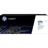 HP 658A Original Standard Yield Laser Toner Cartridge - Cyan - 1 / Pack - 6000 Pages