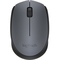 Logitech M171 Mouse - Radio Frequency - USB - Black, Grey - Wireless - 1000 dpi - Scroll Wheel - Symmetrical