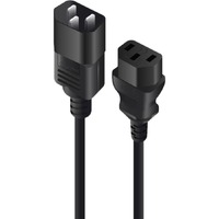 Alogic Power Extension Cord - 1.50 m - For Computer, Server - IEC 60320 C13 / IEC 60320 C1410 A - Black