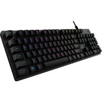 Logitech G512 Gaming Keyboard - Cable Connectivity - USB 2.0 Interface - English - Carbon - Mechanical Keyswitch - Windows, PC