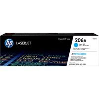 HP 206A Original Laser Toner Cartridge - Cyan Pack - 1250 Pages