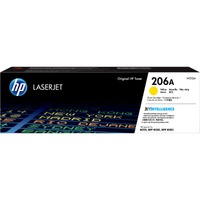 HP 206A Original Standard Yield Laser Toner Cartridge - Yellow Pack - 1250 Pages