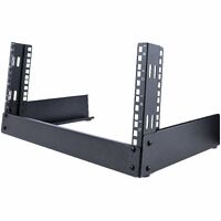 StarTech.com 2-Post 4U Desktop Server Rack, Open Frame 19in Network Rack, Small Home/Office Rack for AV / Studio / Data / IT Equipment - 2-Post 4U IT