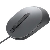 Dell Wired Laser Mouse MS3220 - Titan Gray - Cable - 3200 dpi - Scroll Wheel - Right-handed