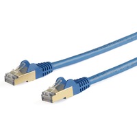 StarTech.com 7m CAT6a Ethernet Cable - 10 Gigabit Category 6a Shielded Snagless 100W PoE Patch Cord - 10GbE Blue UL Certified Wiring/TIA - CAT6a 10 &