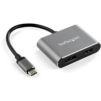 StarTech.com Video Adapter - 1 Pack - 1 x Type C USB Male - 1 x HDMI 2.0 Digital Audio/Video Female, 1 x DisplayPort 1.2 Digital Audio/Video Female -