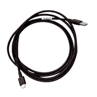 Zebra 2.13 m USB/USB-C Data Transfer Cable for Cradle - Midnight Black