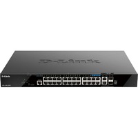 D-Link DGS-1520-28MP 26 Ports Manageable Layer 3 Switch - 3 Layer Supported - Modular - 453.30 W Power Consumption - 740 W PoE Budget - Twisted Pair,