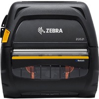 Zebra ZQ521 Mobile Direct Thermal Printer - Monochrome - Label/Receipt Print - USB - Bluetooth - Near Field Communication (NFC) - Display Screen - -