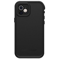 LifeProof FRĒ Case for Apple iPhone 12 Smartphone - Black - Water Proof, Drop Proof, Dirt Proof, Snow Proof, Debris Proof - Plastic