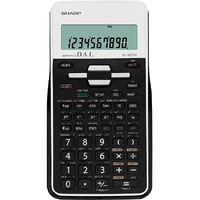 Sharp EL531TH Scientific Calculator - 273 Functions - LCD Display, Plastic Key, Slide-on Hard Case, Battery Powered, Large Display - 2 Line(s) - 12 -