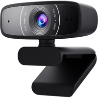 Asus C3 Video Conferencing Camera - 2 Megapixel - 30 fps - Black - USB Type A - 1920 x 1080 Video - Fixed Focus - Widescreen - Microphone - Notebook,