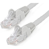 StarTech.com 1m CAT6 Ethernet Cable, LSZH (Low Smoke Zero Halogen), 10 GbE Snagless 100W PoE UTP RJ45 Grey CAT 6 Network Patch Cord, ETL - 1m Grey -