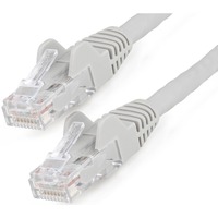 StarTech.com 50cm CAT6 Ethernet Cable, LSZH (Low Smoke Zero Halogen), 10 GbE Snagless 100W PoE UTP RJ45 Grey CAT 6 Network Patch Cord, ETL - 50cm - -