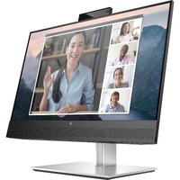 HP E24mv G4 24" Class Webcam Full HD LCD Monitor - 16:9 - Black/Silver - 23.8" Viewable - In-plane Switching (IPS) Technology - LED Backlight - 1920