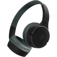 Belkin SOUNDFORM Mini Wired/Wireless On-ear Stereo Headset - Black - Binaural - Ear-cup - 914.4 cm - Bluetooth - 121.9 cm Cable - Mini-phone (3.5mm)