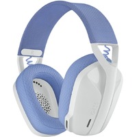 Logitech G435 Wireless Over-the-head Stereo Gaming Headset - Off White, Lilac - Binaural - Ear-cup - 1000 cm - Bluetooth - 45 Ohm - 20 Hz to 20 kHz -