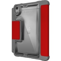 STM Goods Dux Plus Rugged Carrying Case Apple iPad mini (6th Generation) Tablet - Red - Drop Resistant, Water Resistant Cover - Polycarbonate, (TPU),