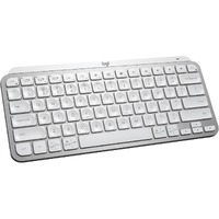 Logitech MX Keys Mini Keyboard - Wireless Connectivity - Pale Gray - MX Keyswitch - Bluetooth - 10 m - ChromeOS - Computer - PC, Mac