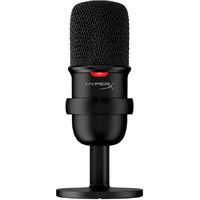 HyperX SoloCast Wired Condenser Microphone - Black - 1.98 m - Cardioid - Stand Mountable, Boom - USB 2.0 Type C