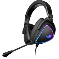 Asus ROG Delta S Wired Over-the-head Stereo Gaming Headset - Black - Binaural - Circumaural - 32 Ohm - 20 Hz to 40 kHz - 150 cm Cable - Noise - USB