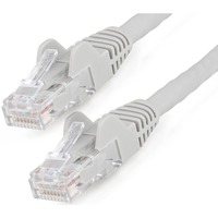 StarTech.com 15m CAT6 Ethernet Cable, LSZH (Low Smoke Zero Halogen), 10 GbE Snagless 100W PoE UTP RJ45 Grey CAT 6 Network Patch Cord, ETL - 15m Grey