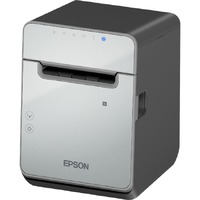 Epson TM-L100 (101) Desktop Direct Thermal Printer - Monochrome - Wall Mount - Label Print - Ethernet - USB - USB Host - With Cu