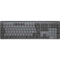 Logitech Master Keyboard - Wireless Connectivity - USB Interface - RGB LED - Graphite - Mechanical/MX Keyswitch - Bluetooth/RF - 10 m - 2.40 GHz -