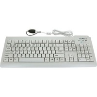 Seal Shield Silver Seal SSWKSV207L Keyboard - Cable Connectivity - USB Interface - English (US) - White - Membrane Keyswitch - Windows, Mac