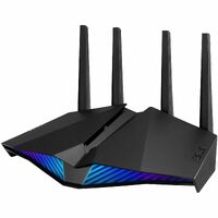 Asus DSL-AX82U Wi-Fi 6 IEEE 802.11 a/b/g/n/ac/ax DSL, Ethernet, ADSL, VDSL Modem/Wireless Router - Dual Band - 675 MB/s Wireless Speed - 4 x Network