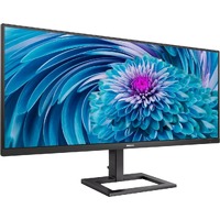 Philips 346E2LAE 34" Class UW-QHD LCD Monitor - 21:9 - Textured Black - 34" Viewable - Vertical Alignment (VA) - WLED Backlight - 3440 x 1440 - 16.7