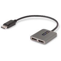 StarTech.com Dual-Monitor DisplayPort 1.4 Splitter, DisplayPort to 2x DP Multi-Monitor Adapter, Dual 5K 60Hz Computer MST Hub, Windows - Dual Adapter