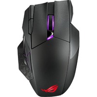 Asus ROG Spatha X Gaming Mouse - Radio Frequency - USB Type C - Optical - 12 Programmable Button(s) - Cable/Wireless - 2.40 GHz - Rechargeable - dpi