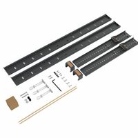 Heckler Design Mounting Rail Kit for Display, Wall Mount - Black Gray - 2 Display(s) Supported - 165.1 cm to 190.5 cm (75") Screen Support - 136.08 -