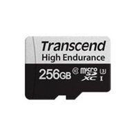 Transcend High Endurance 350V 256 GB Class 10/UHS-I (U3) microSDXC - 95 MB/s Read - 45 MB/s Write