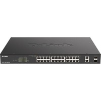 D-Link DGS-1100 DGS-1100-26MPPV2 24 Ports Manageable Ethernet Switch - Gigabit Ethernet - 10/100/1000Base-T, 1000Base-X - 2 Layer Supported - Modular