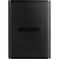 Transcend ESD270C 2 TB Portable Solid State Drive - External - Black - USB 3.1 (Gen 2) Type C - 520 MB/s Maximum Read Transfer Rate - 256-bit AES - 3