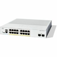 Cisco Catalyst 1300 C1300-16P-2G 16 Ports Manageable Ethernet Switch - Gigabit Ethernet - 1000Base-X, 10/100/1000Base-T - 3 Layer Supported - Modular