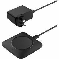 Belkin BoostCharge Pro Induction Charger - Black - For Qi-enabled Device, iPhone - Compact, Thermal Protection, Anti-slip, LED Indicator