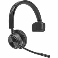 Poly Savi 7400 Office 7410 Wireless On-ear, Over-the-head Mono Headset - Black - Microsoft Teams Certification - Monaural - Ear-cup - 18000 cm -