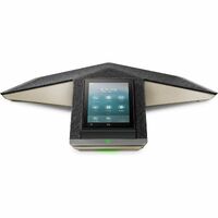 Poly Trio C60 IP Conference Station - Corded/Cordless - Bluetooth, Wi-Fi - Tabletop - Black - 3 x Total Line - VoIP - 12.7 cm (5") LCD - IEEE - 2 x -