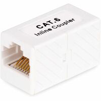 StarTech.com RJ45 Coupler 5-Pack, Inline Cat6 Coupler, Female to Female (F/F) T568 Connector, Unshielded Ethernet Cable Extension - RJ45 Cat6 Coupler