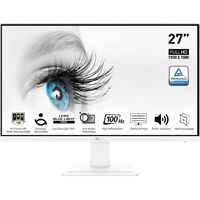 White 27"/IPS/FHD/100Hz/1ms/DP HDMI VGA/Speakers/3Y