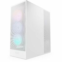 NZXT H7 Flow CM-H72FW-R1 Computer Case - ATX Motherboard Supported - Mid-tower - Galvanized Cold Rolled Steel (SGCC), Tempered Glass - Matte White -