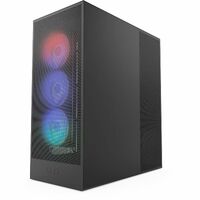 NZXT H7 Flow CM-H72FB-R1 Computer Case - ATX Motherboard Supported - Mid-tower - Galvanized Cold Rolled Steel (SGCC), Tempered Glass - Matte Black -