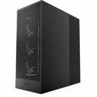 NZXT H7 Flow CM-H72FB-01 Computer Case - ATX Motherboard Supported - Mid-tower - Galvanized Cold Rolled Steel (SGCC), Tempered Glass - Matte Black -